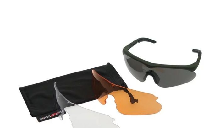 Баллистические очки Swiss Eye Raptor черные 10161