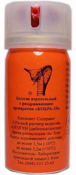 Баллон аэрозольный Кобра-1м 65мл