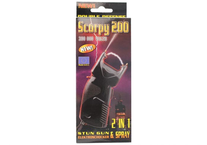 Электрошокер (ESP) Scorpy 200 с перцовым аэрозолем
