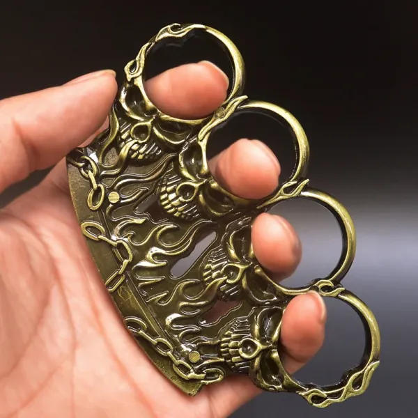 Кастет Golden FireSkull (золотой)