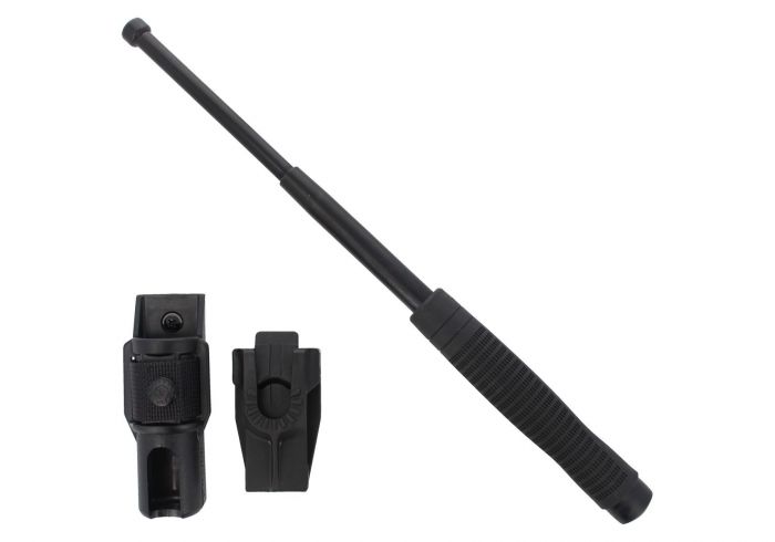 Телескопическая дубинка ESP 16 с эргономичной ручкой (ExB-16HE BLK) (Закаленная сталь)