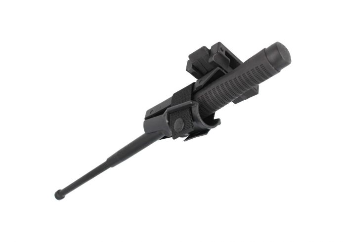 Телескопическая дубинка ESP 16 с эргономичной ручкой (ExB-16HE BLK) (Закаленная сталь)